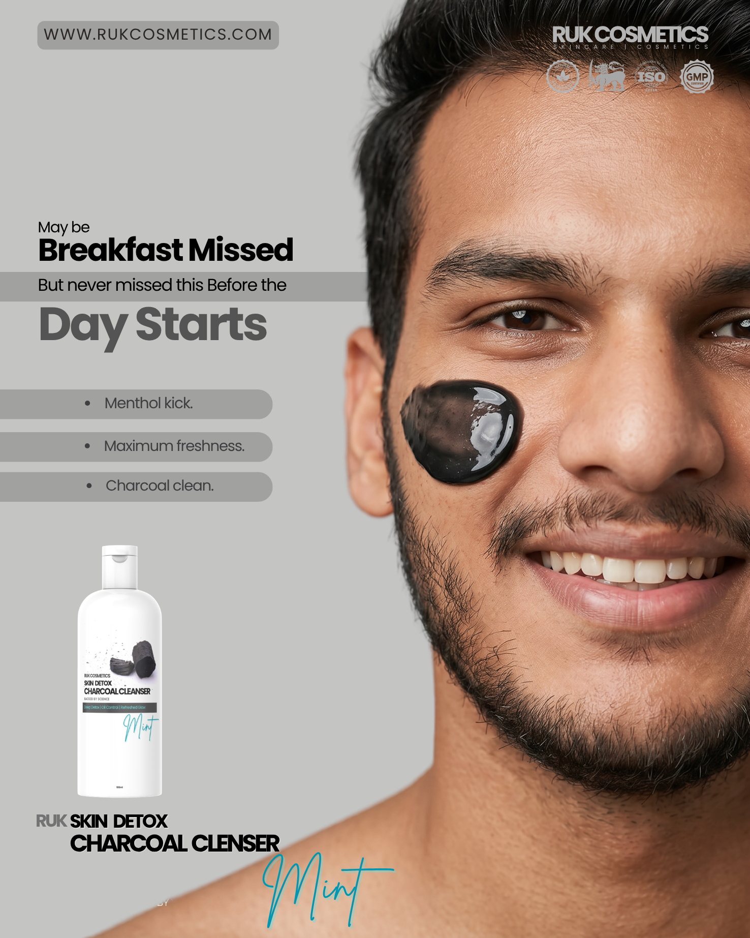RUK Skin Detox Charcoal Clenser - Image 2